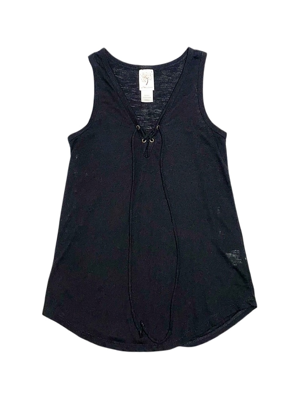SELF ESTEEM Women's Black Tank Top Small